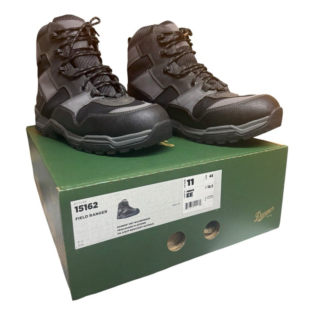 DANNER Field Ranger Work Boots Mens 11 EE Waterproof Slip Resistant 15162 NEW